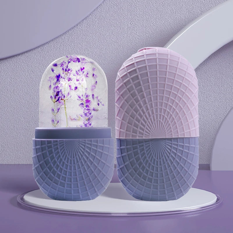 Ice face roller – Herbruikbare siliconen gezichtsmassage voor poriën & huidverzorging